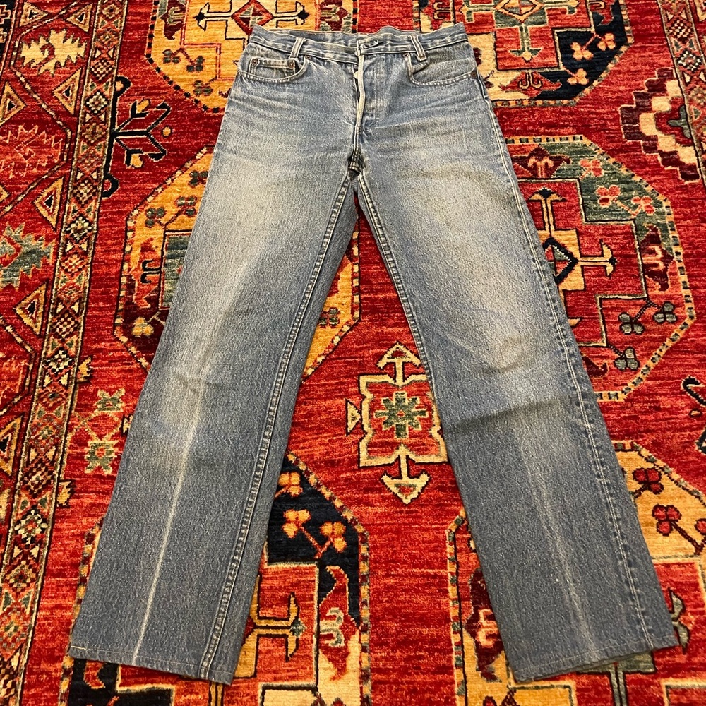 Rare 1701 Levi's Vintage Student Blue Jeans